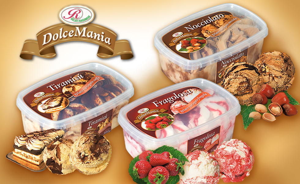 Ragonese DolceMania fagylaltcsomagolás